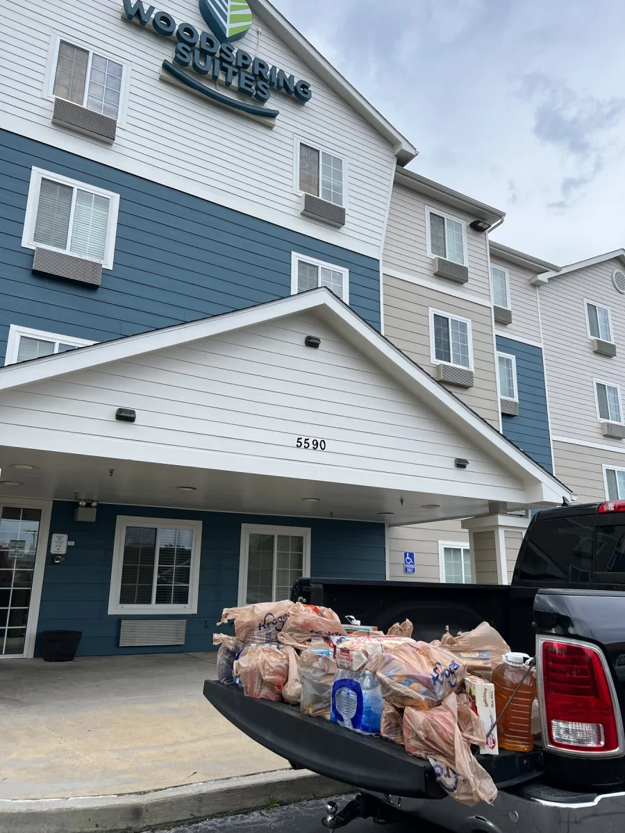 MSCPS emergency-response supplies staged for delivery
